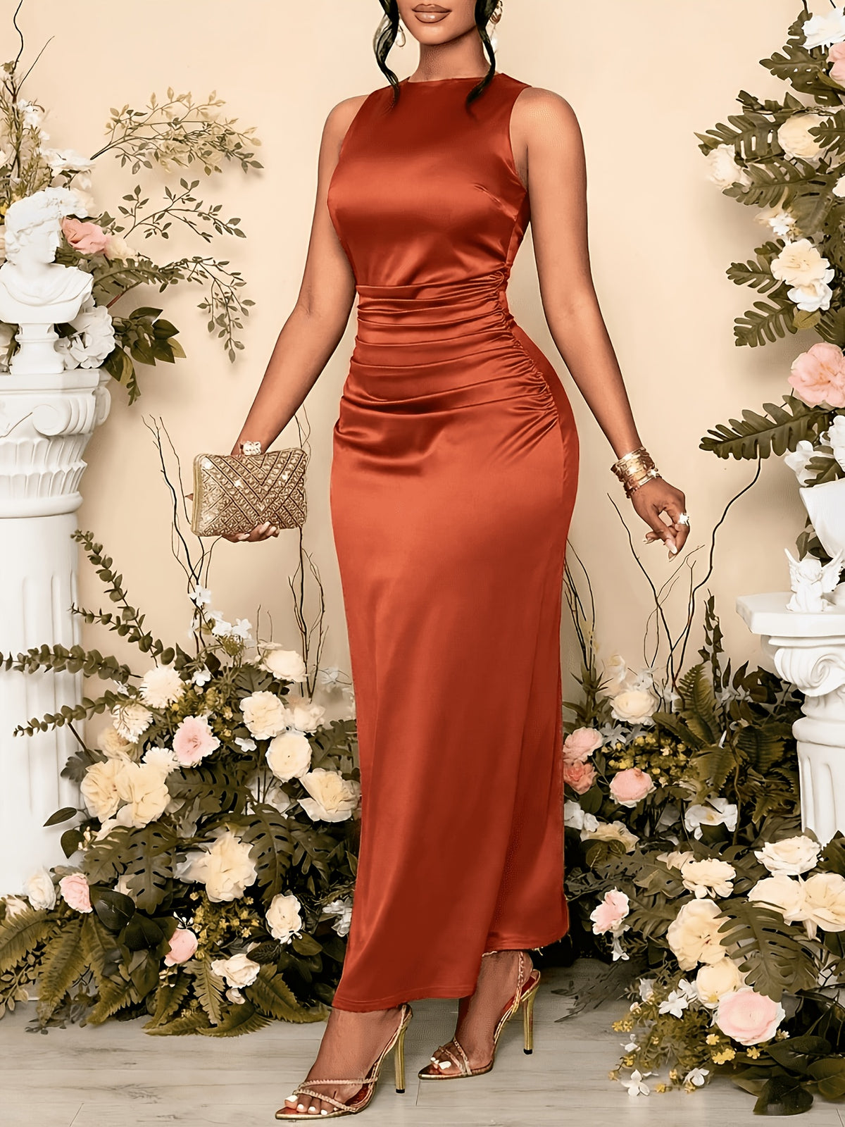 Tanja | Women's Cocktail Dress Ruched Bodycon Maxi
