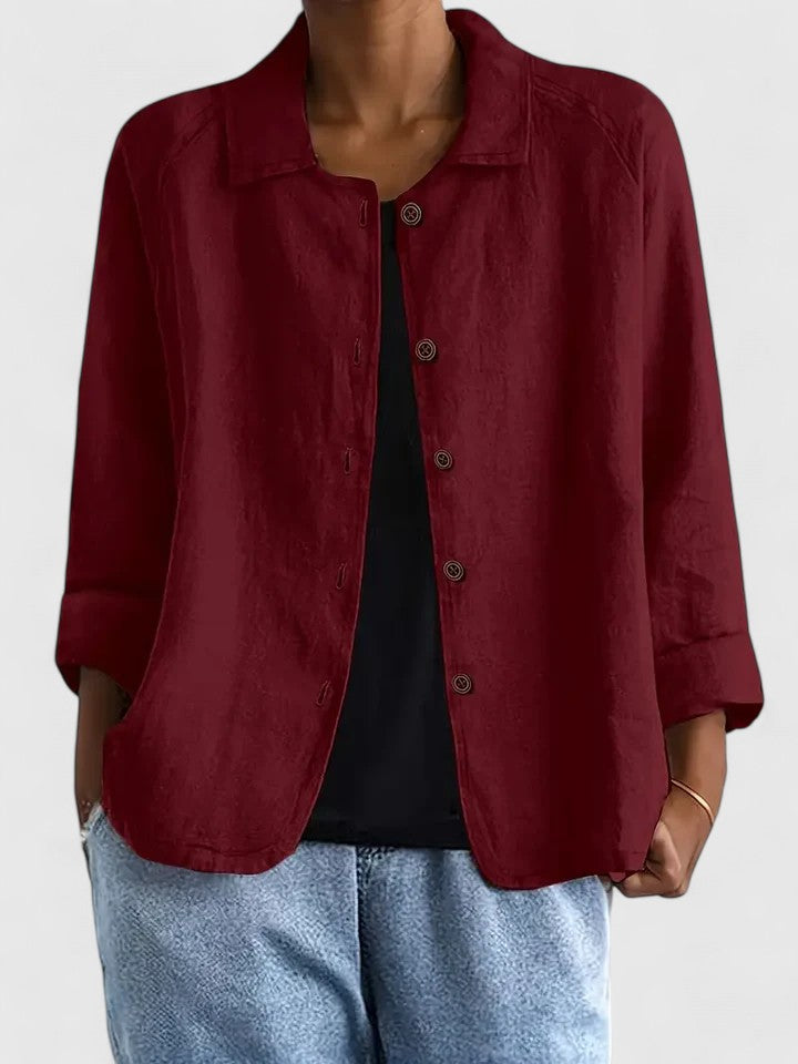 Oda | Women's Ribbed Open-Front Top