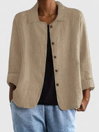 Oda | Women's Ribbed Open-Front Top