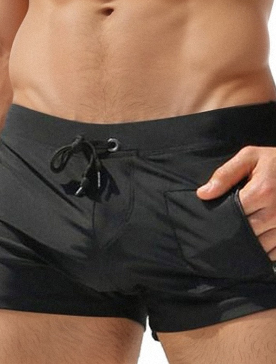 Quirijn | Men's Drawstring Swim Trunks with Side Pocket
