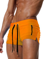 Maarten | Men's Swim Shorts with Zip Pocket & Split Hem