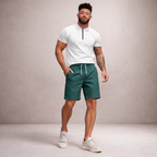 Matteo | Men's Relaxed-Fit Straight Hem Summer Shorts