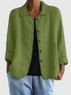 Oda | Women's Ribbed Open-Front Top