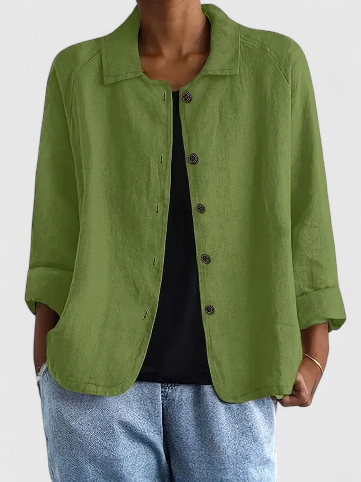 Oda | Women's Ribbed Open-Front Top