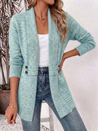 Corinne | Women's Ribbed Belted Longline Cardigan