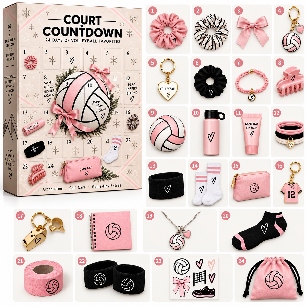 Geertruida | Women's Volleyball Advent Calendar Christmas Gift Box