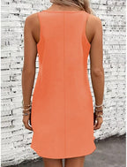 Sabrina | Women's Halter Ring-Strap Mini Dress