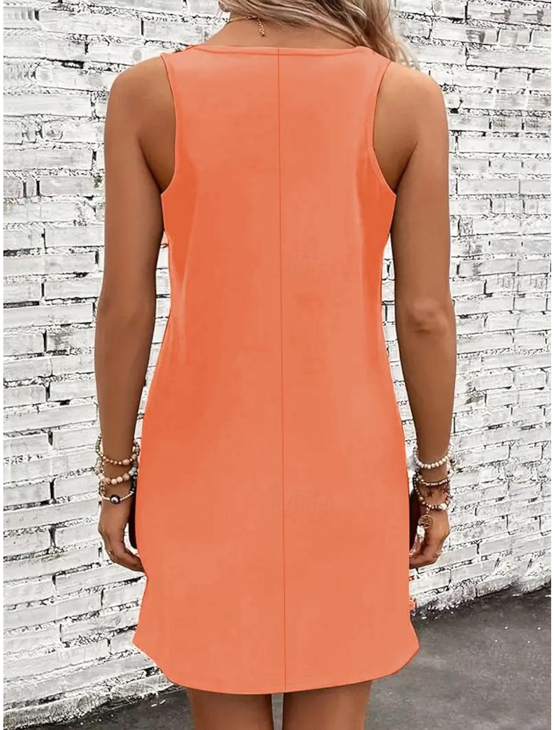 Sabrina | Women's Halter Ring-Strap Mini Dress