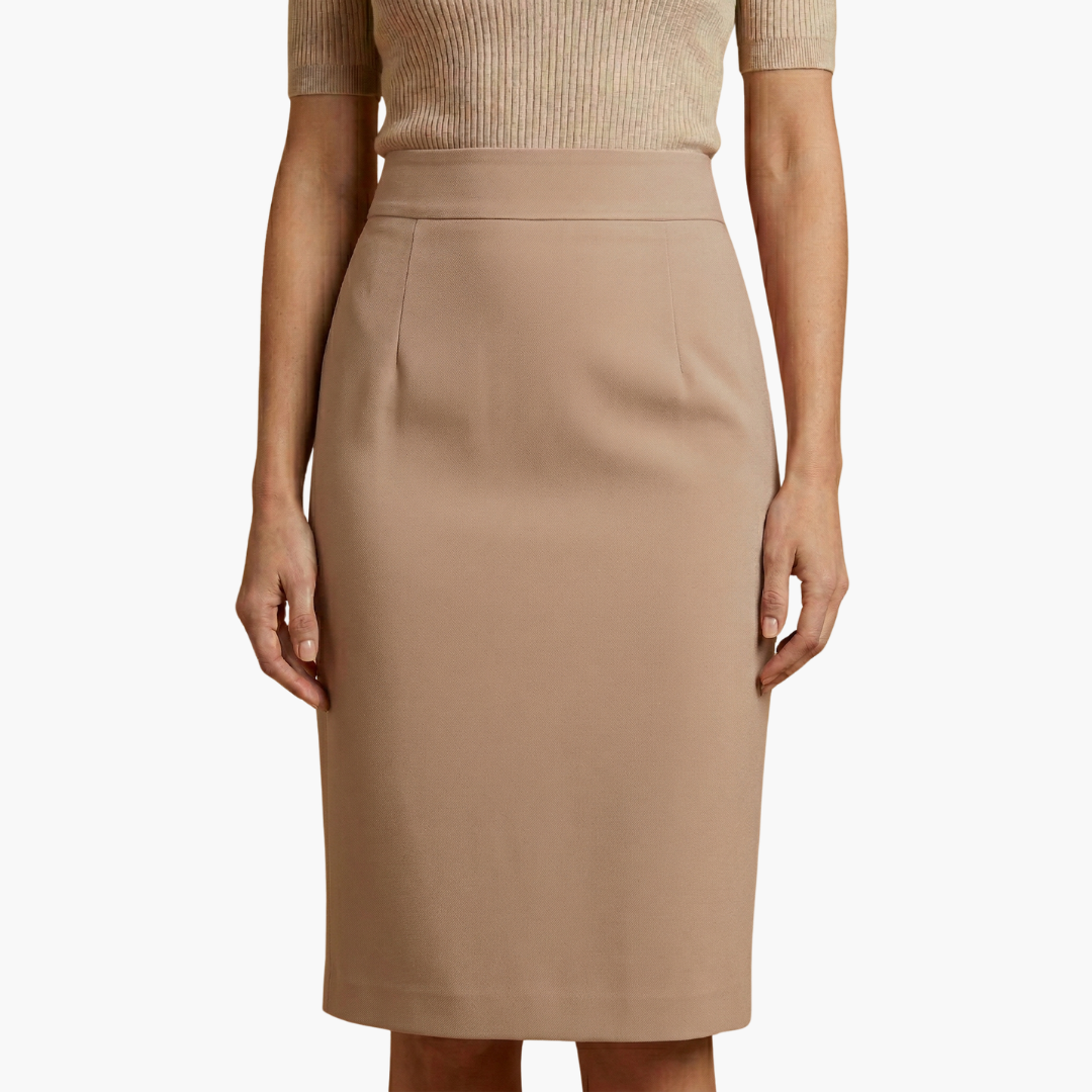 Katrien | Women's High-Waist Pencil Midi Skirt