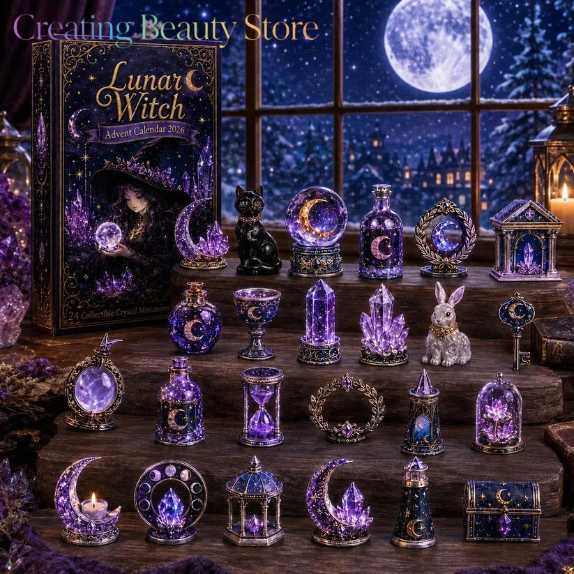 Gaelle | Advent Calendar Christmas Gift Crystal Figurine Set