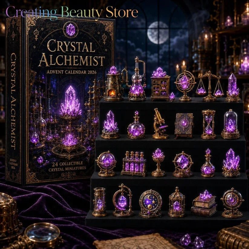 Gaelle | Advent Calendar Christmas Gift Crystal Figurine Set