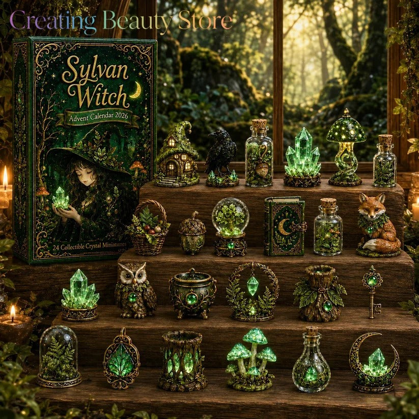Gaelle | Advent Calendar Christmas Gift Crystal Figurine Set
