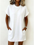 Sonja | Women's Relaxed Pocket Mini Dress