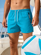 Bennett | Men's Quick-Dry Zip-Pocket Swim Shorts