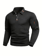Cole | Men's Quilted Casual Sweater with Relaxed Fit