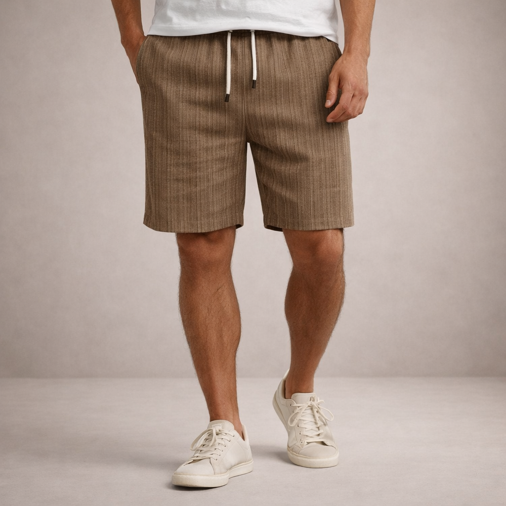 Matteo | Men's Relaxed-Fit Straight Hem Summer Shorts