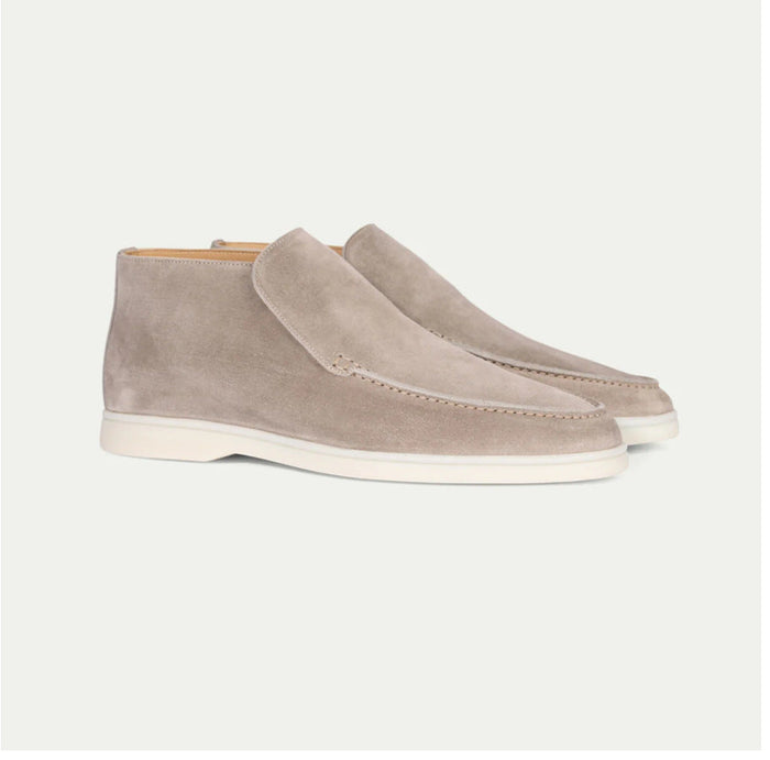 Roman | Men's Slip-On Suede Loafer Boots