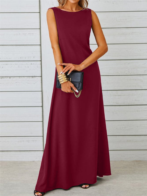 Bellamy | Women's Sleeveless A-Line Cocktail Dress Maxi