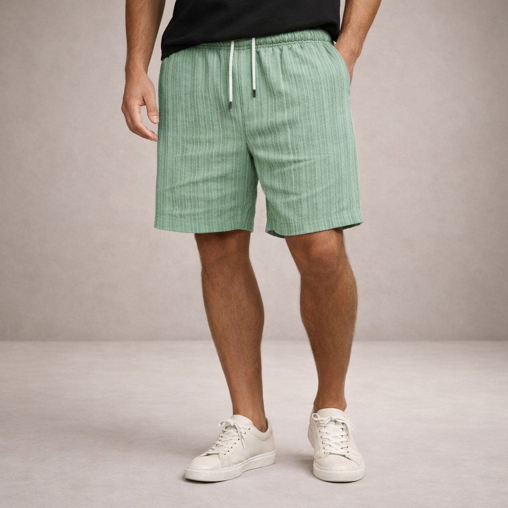 Matteo | Men's Relaxed-Fit Straight Hem Summer Shorts