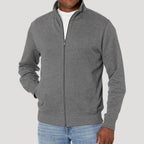 Vincent | Men's Tailored Zip-Up Mid-Season Jacket