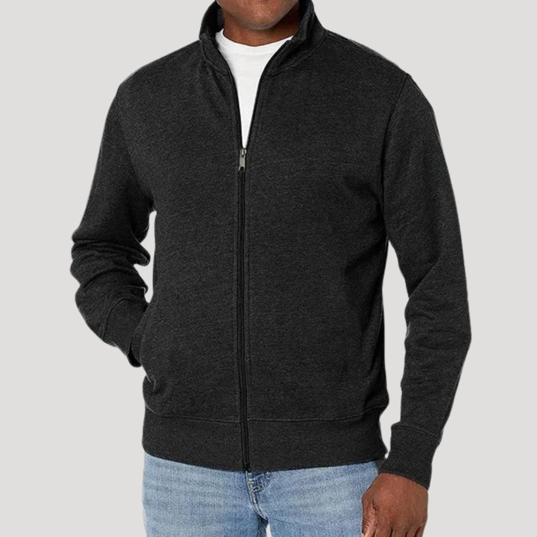 Vincent | Men's Tailored Zip-Up Mid-Season Jacket