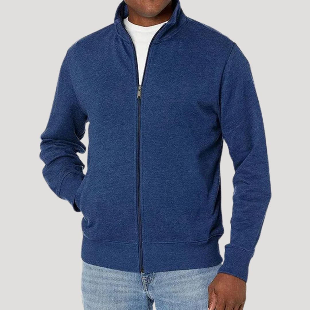 Vincent | Men's Tailored Zip-Up Mid-Season Jacket