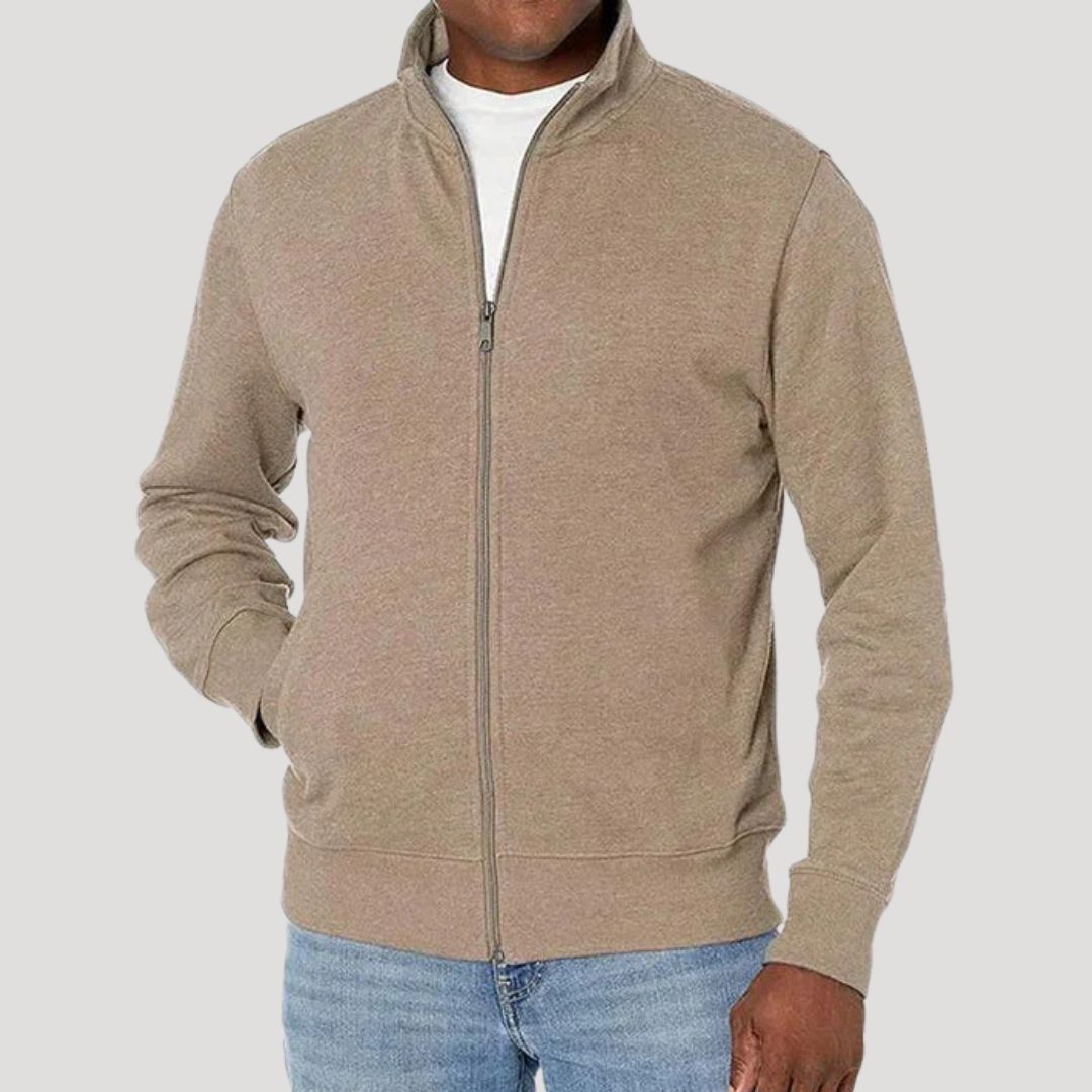 Vincent | Men's Tailored Zip-Up Mid-Season Jacket