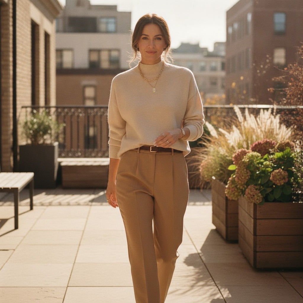 Marcha | Women's Elegant Turtleneck Knit Sweater