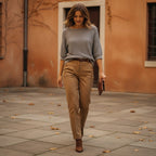 Estelle | Women's Relaxed-Fit V-Neck Knit Pullover