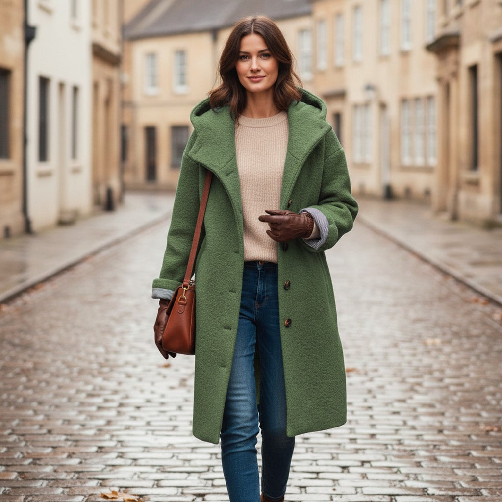 Amara | Women's Elegant High-Collar Winter Coat