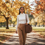 Clair | Women's Elegant Turtleneck Fitted Sweater