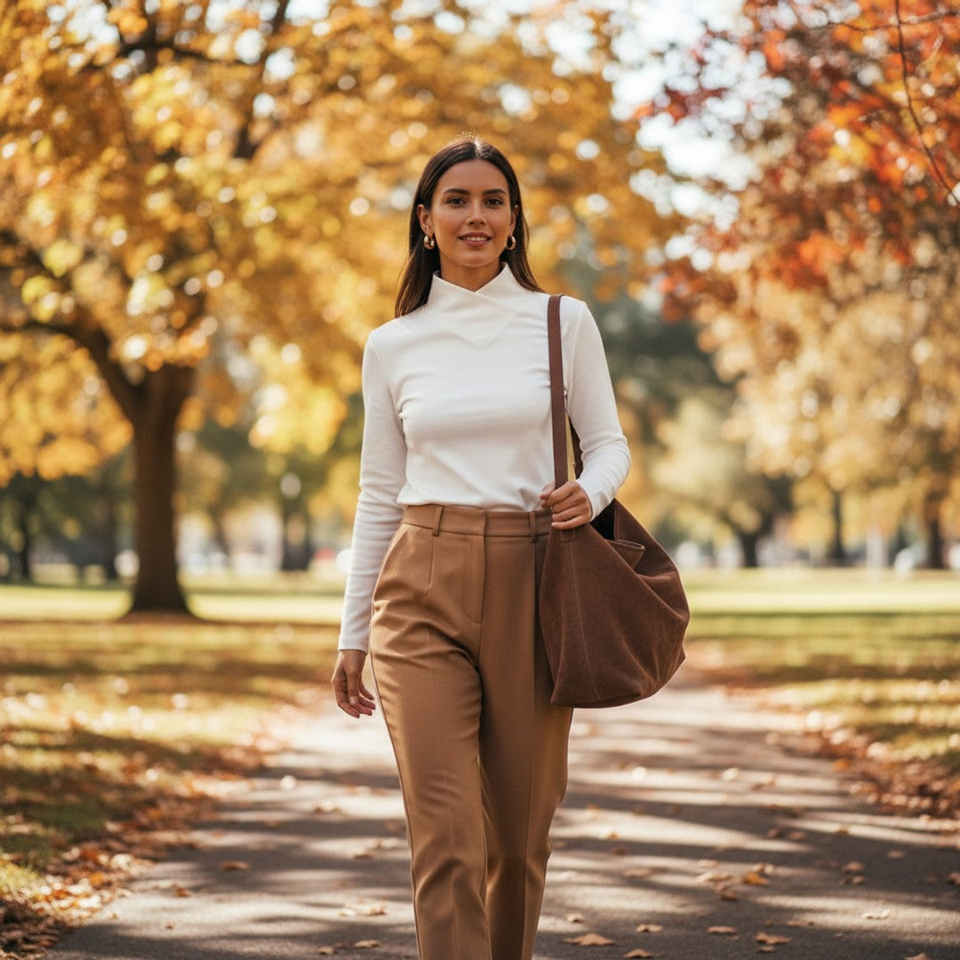 Clair | Women's Elegant Turtleneck Fitted Sweater