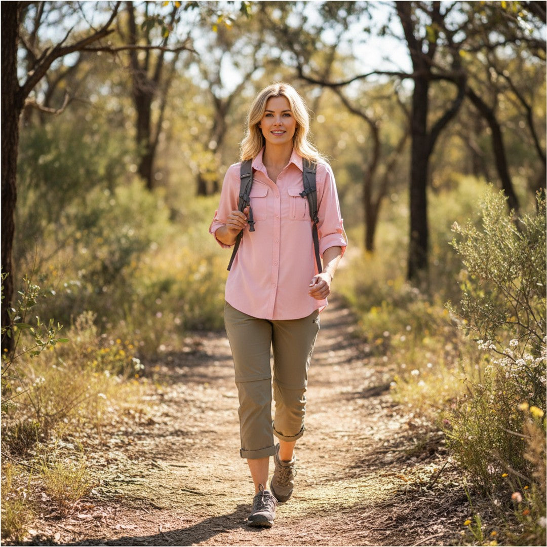 Sienna | Women's UPF 50 Vented Long Sleeve Hiking Shirt
