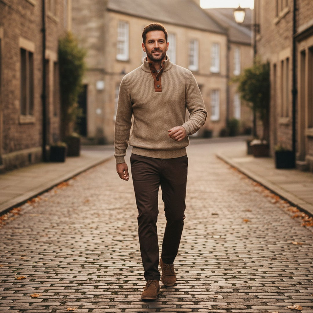 Marcus | Men's Relaxed Crewneck Sweater