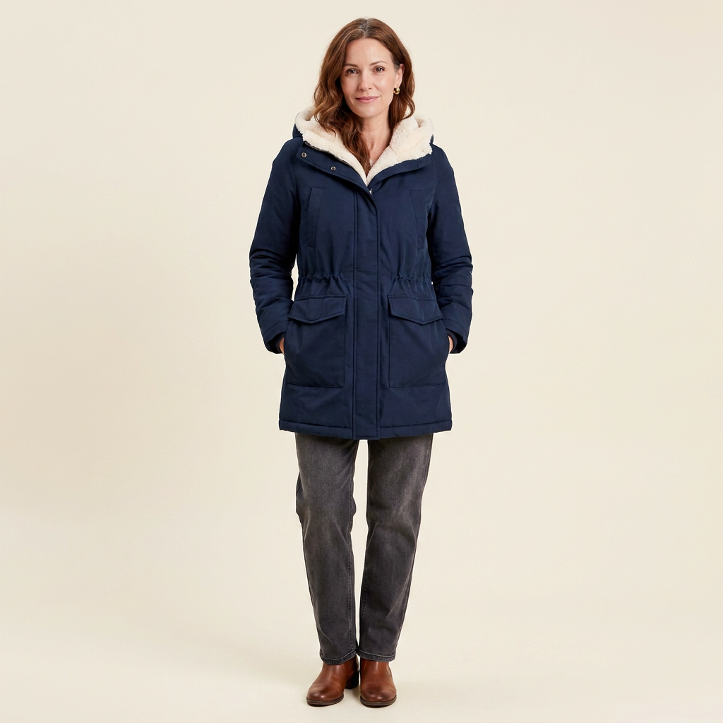 Annabelle | Women's Faux Fur Lined Hooded Jacket