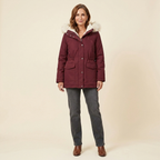 Annabelle | Women's Faux Fur Lined Hooded Jacket