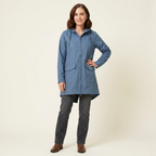 Karen | Women's Long Hooded Raincoat - Waterproof Rain Jacket