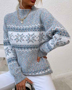 Pippa | Women's Nordic Pattern Knit Sweater