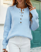 Pearl | Women's Round Neck Relaxed-Fit Sweater