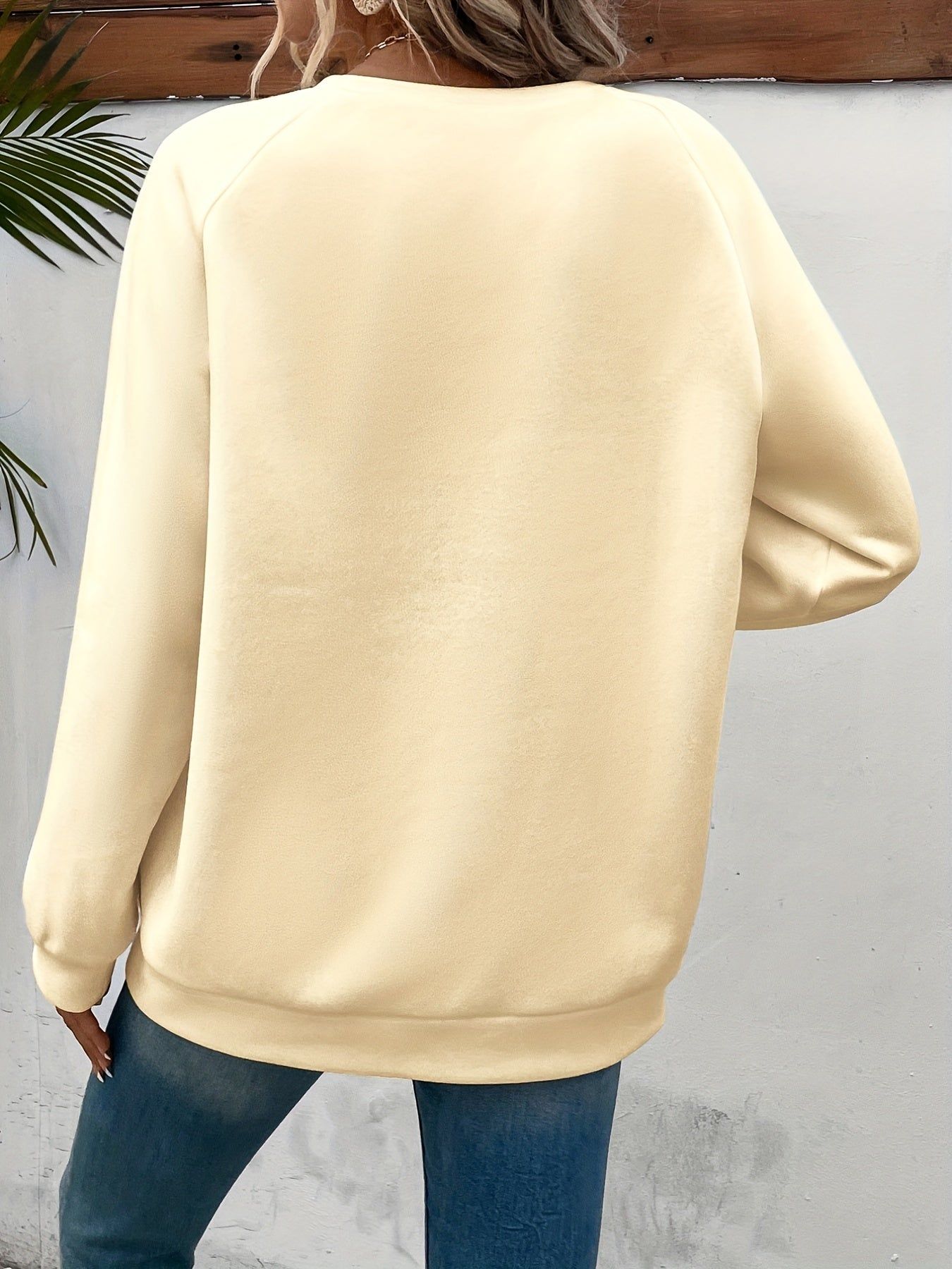 Paulien | Women's Heart-Print Crew Neck Sweater