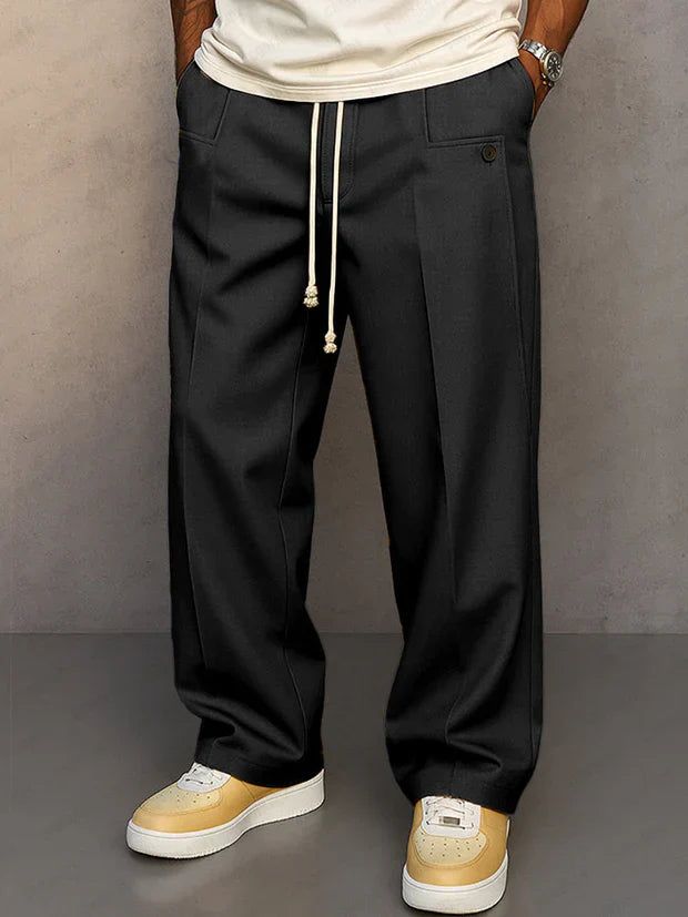 Sylvie | Men's Drawstring Trousers – Tailored Everyday Comfort