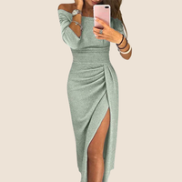 Karin | Women's Halter Neck Maxi Dress