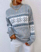 Pippa | Women's Nordic Pattern Knit Sweater