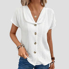 Isabeau | Women's Relaxed-Fit V-Neck Blouse – Casual Outings