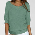 Isla | Women's Relaxed Crew Neck Comfortable Sweater