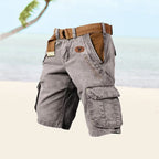 Malou | Men's Relaxed-Fit Cargo Shorts with Pockets