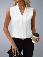 Bente | Women's V-Neck Sleeveless Blouse