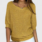 Estelle | Women's Relaxed-Fit V-Neck Knit Pullover