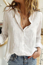 Annika | Women's Relaxed-Fit Button Front Blouse