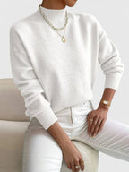 Marcha | Women's Elegant Turtleneck Knit Sweater